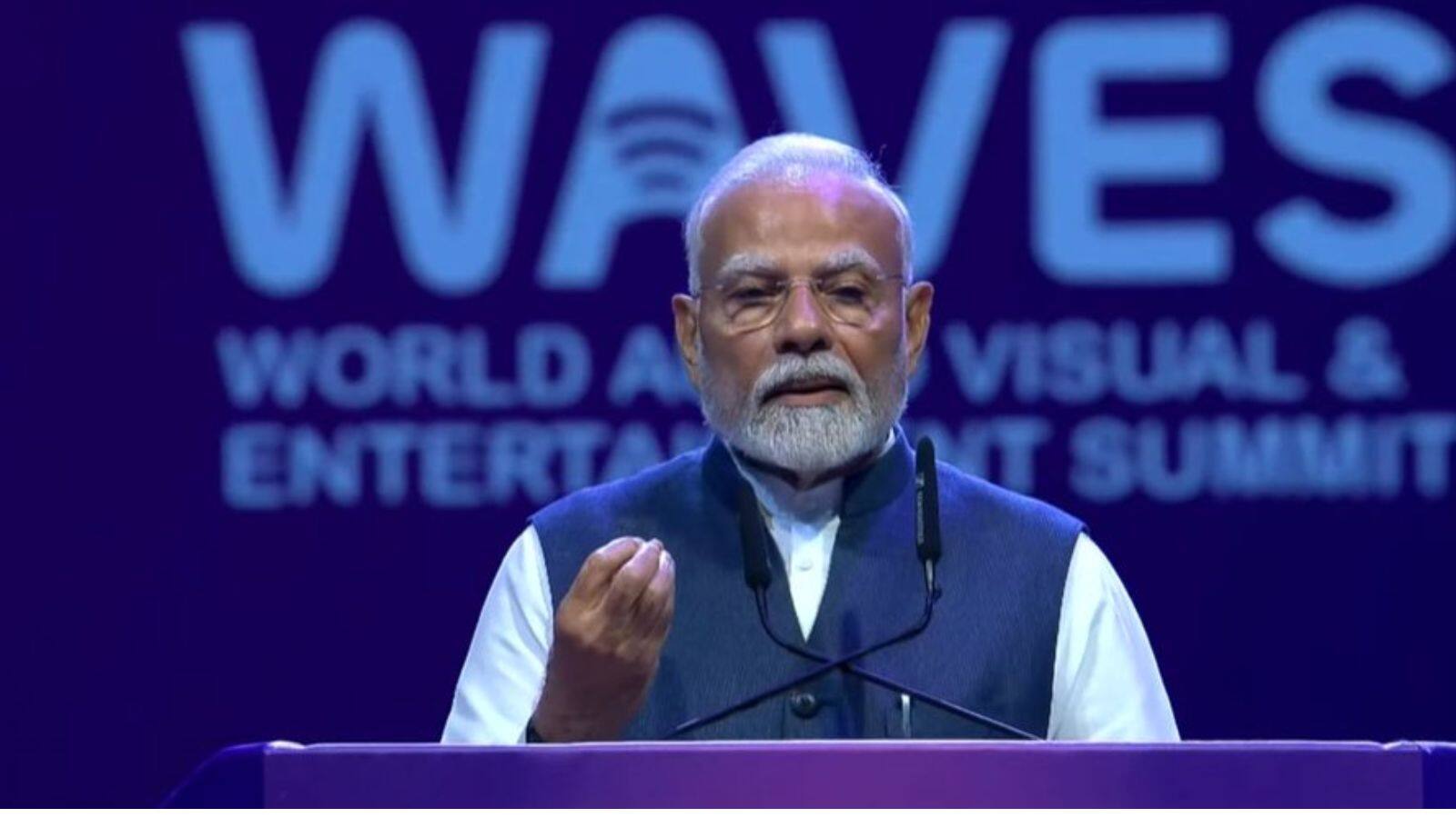 National-WAVES एक नाम नहीं, ये वेव है कल्चर और क्रिएटिविटी की, मुंबई में समिट में बोले PM मोदी – #INA National-WAVES एक नाम नहीं, ये वेव है कल्चर और क्रिएटिविटी की, मुंबई में समिट में बोले PM मोदी – #INA