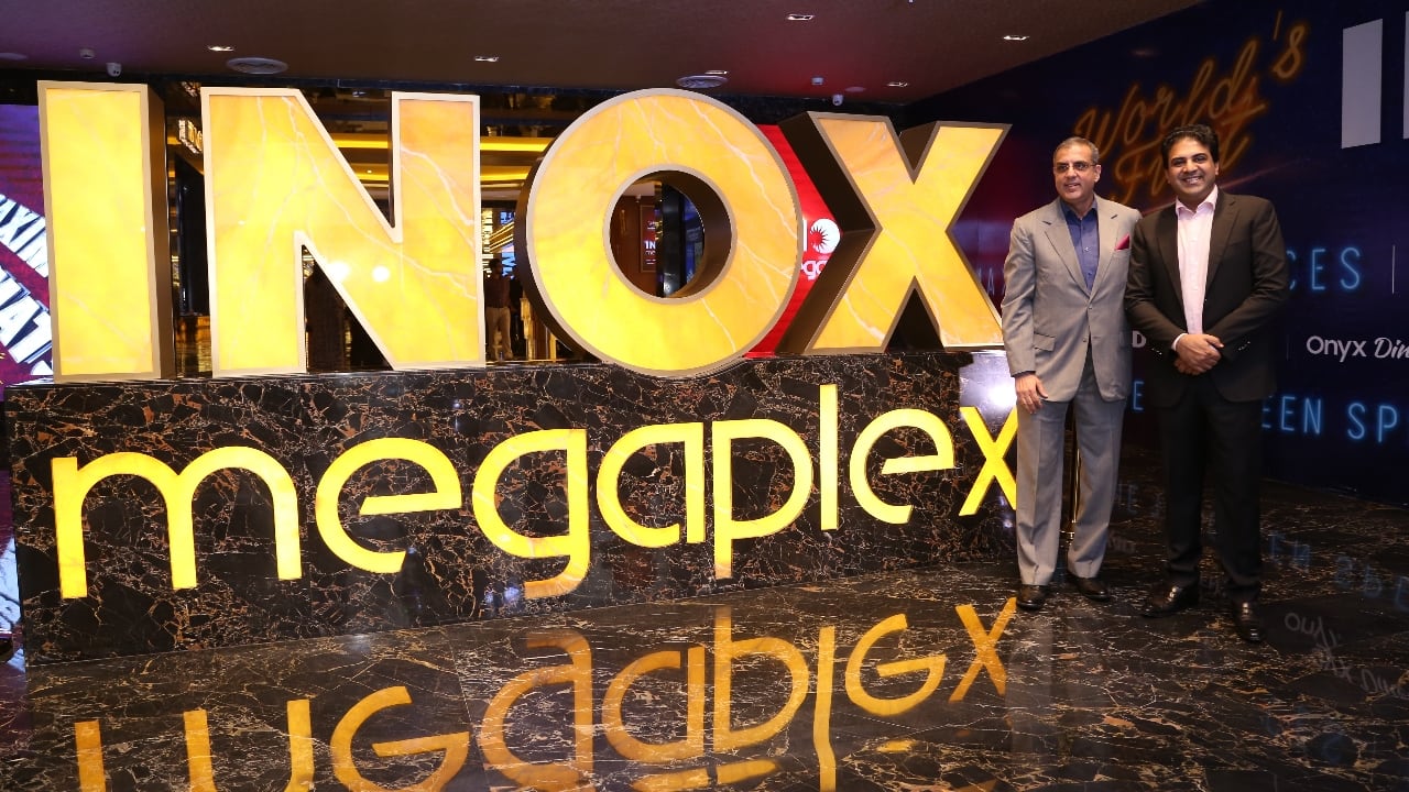 Left- Alok Tandon, Chief Exectuive Officer, Inox Leisure, Siddharth Jain, Director, Inox Group. In an interview to Moneycontrol, Tandon said that the next megaplex is scheduled to open in Lucknow in couple of months.