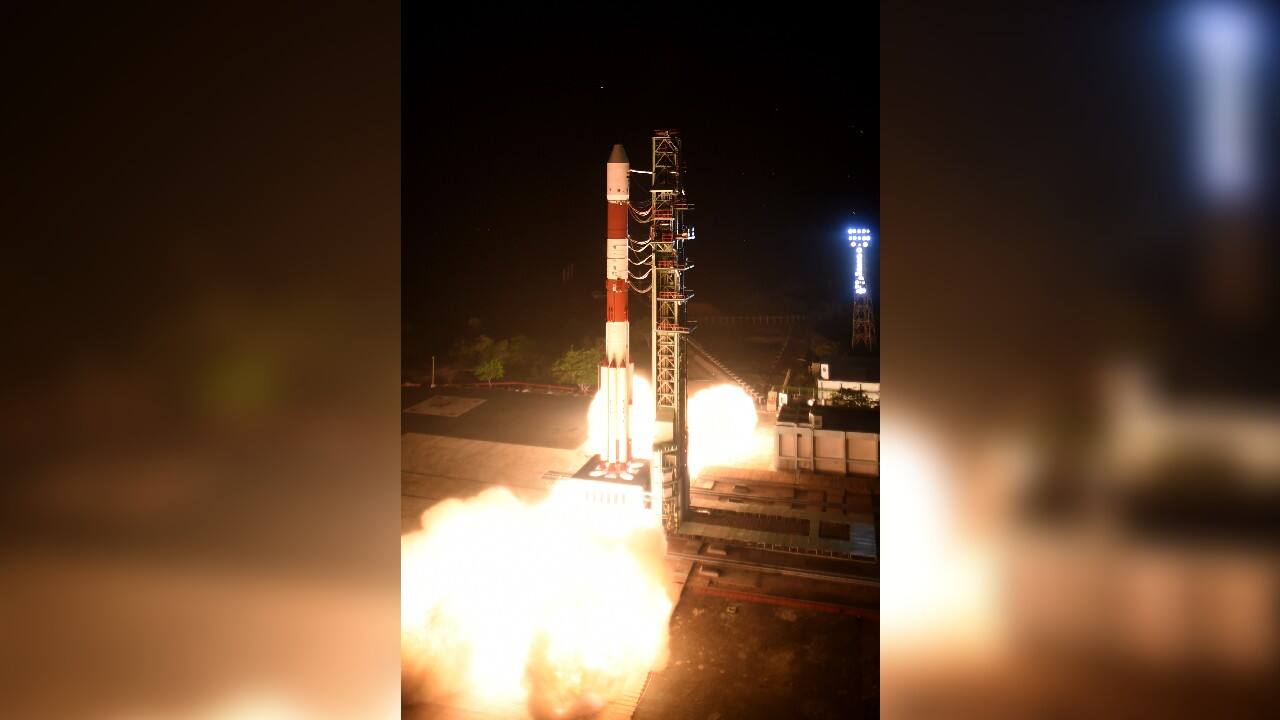 In Pics We Have A Lift Off ISRO Launches Radar Imaging Satellite 2