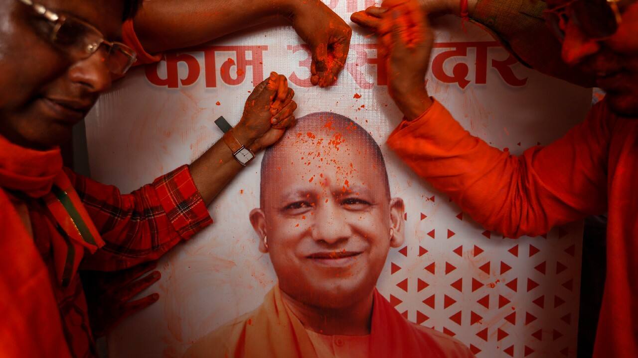 Uttar Pradesh Assembly Election Result Cm Yogi Adityanath Leads