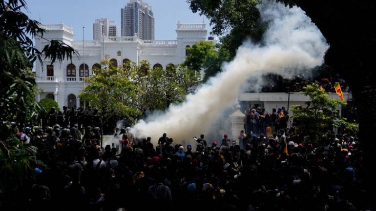 In Pics Sri Lanka Declares State Of Emergency After President Flees