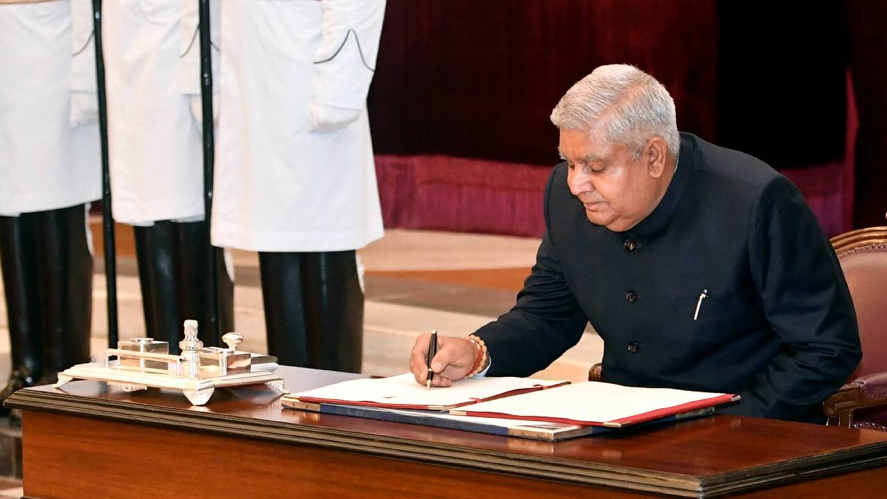 Jagdeep Dhankhar Takes Oath As Th Vice President Of India