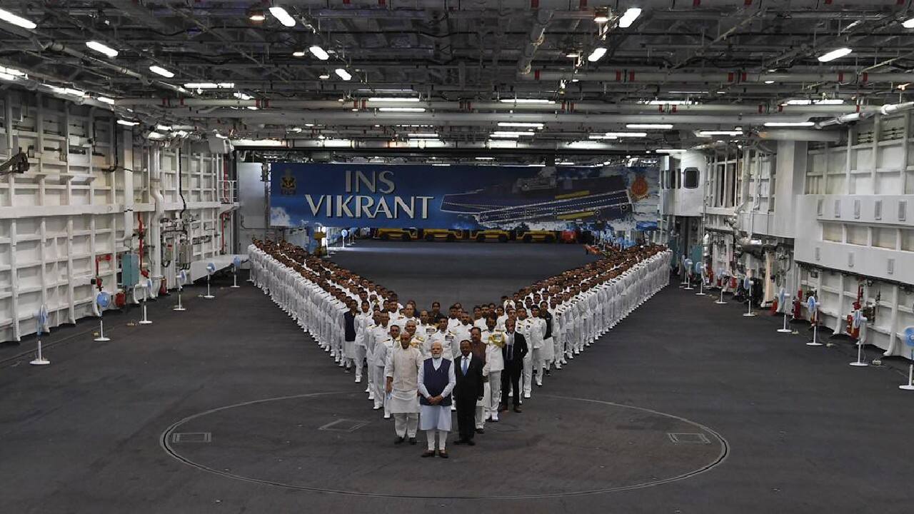 PM Narendra Modi Commissions Indias First Indigenous Aircraft Carrier