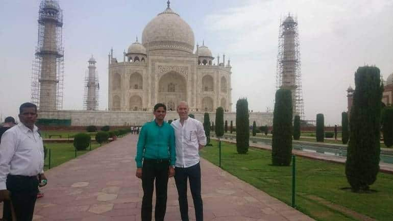 When World Cup Champion Zinedine Zidane Came To India To See The Taj Mahal