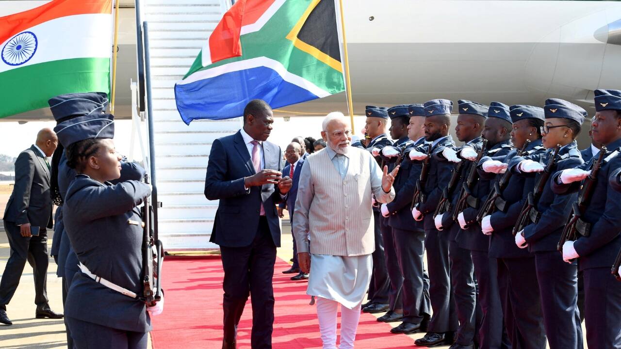 In Pics Pm Narendra Modi In South Africa For Brics Summit