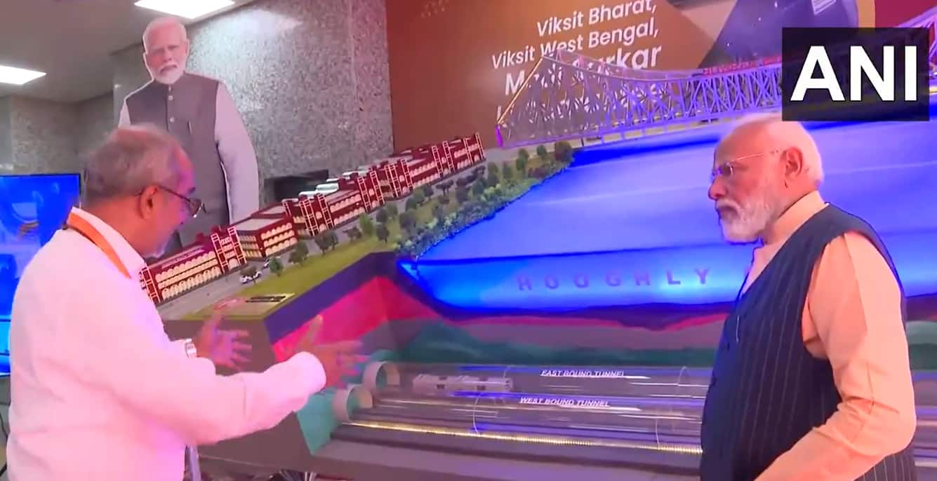 Pm Modi Inaugurates India S First Underwater Metro Line In Kolkata