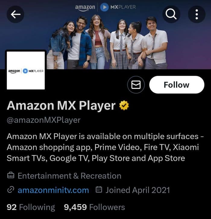 Amazon To Rebrand MiniTV Streaming Service As Amazon MX Player