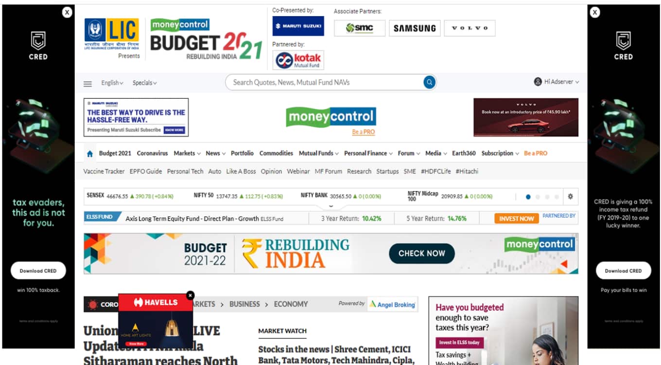 Advertise on Moneycontrol | Money Control Advertisement | Moneycontrol ...