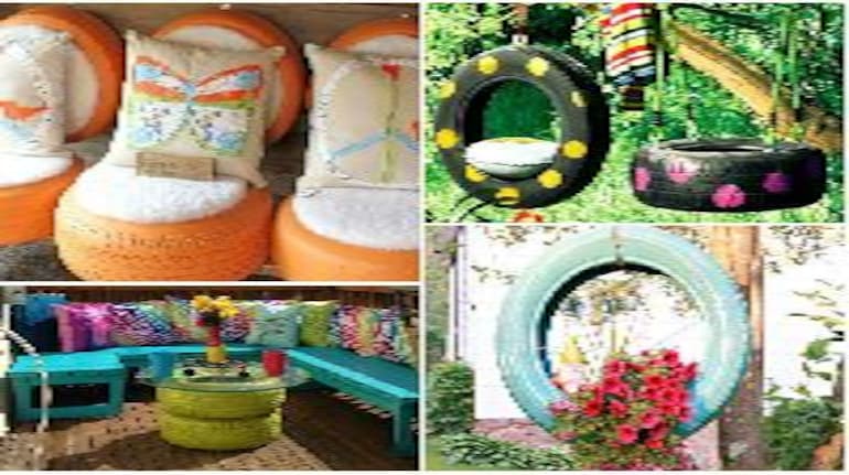 Reuse Car Rims 4 ways to reuse car tyres to make chic furniture- Moneycontrol.com