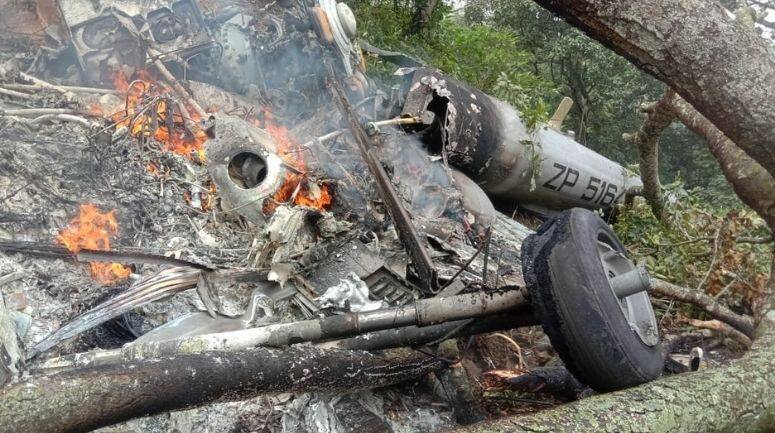 CDS Bipin Rawat's helicopter crashes in Tamil Nadu 