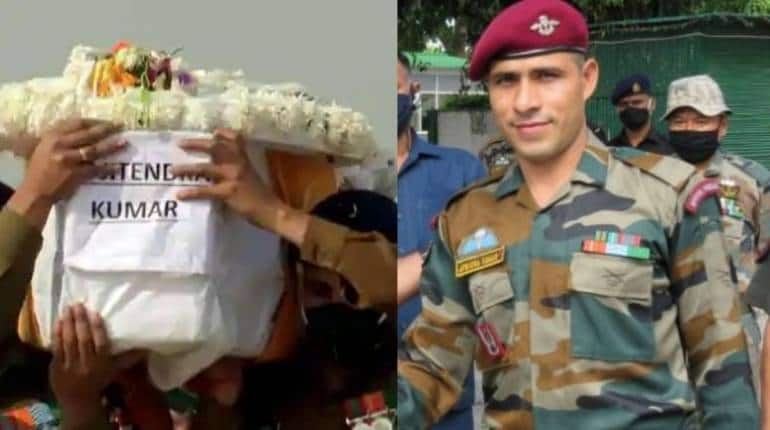 IAF Chopper Crash: SBI ने हादसे में जान गंवाने वाले लांस नायक के परिवार को सौंपा 48.40 लाख रुपए का चेक IAF Chopper Crash: SBI ने हादसे में जान गंवाने वाले लांस नायक के परिवार को सौंपा 48.40 लाख रुपए का चेक