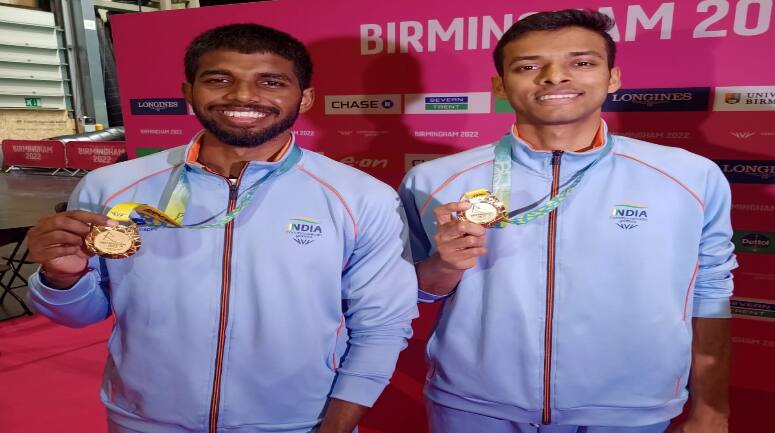 CWG 2022 में सात्विक साईराज रंकीरेड्डी और चिराग शेट्टी ने जीता गोल्ड