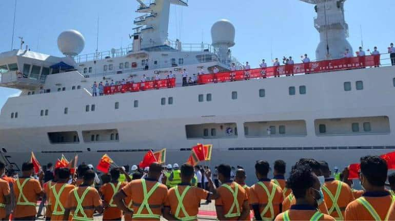 Chinese Spy Ship: एक हफ्ते तक श्रीलंका के हंबनटोटा पोर्ट पर रुकने के बाद वापस  लौटा चीन का जासूसी जहाज - Chinese Spy Ship China spy ship returned after  staying at Sri