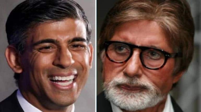 Rishi Sunak को ब्रिटेन का प्रधानमंत्री चुने जाने पर अमिताभ बच्चन ने अनोखे अंदाज में दी बधाई, लगाया 'भारत माता की जय' का नारा Rishi Sunak को ब्रिटेन का प्रधानमंत्री चुने जाने पर अमिताभ बच्चन ने अनोखे अंदाज में दी बधाई, लगाया 'भारत माता की जय' का नारा