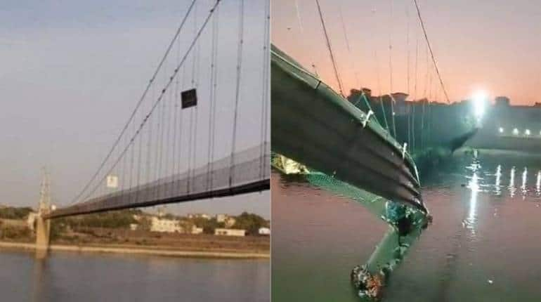 Gujarat Morbi Cable Bridge Collapsed