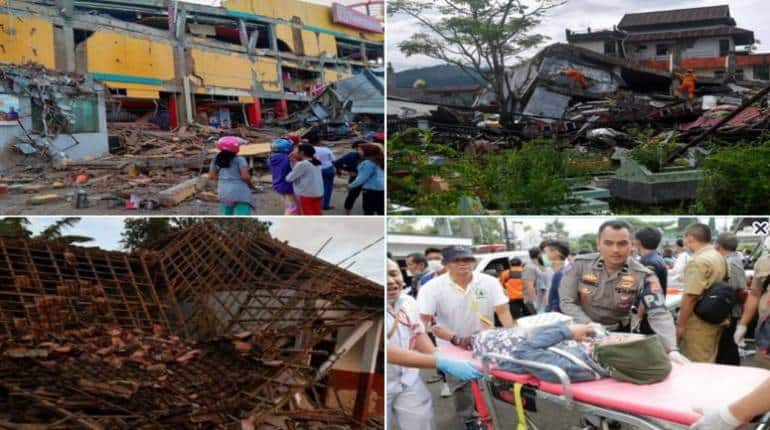 Indonesia Earthquake: भूकंप से दहला इंडोनेशिया, 56 लोगों की मौत, कई इमारतें क्षतिग्रस्त, देखें तबाही की तस्वीरें