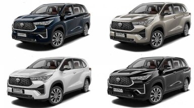 Toyota Innova Hycross Images: मीडिया रिपोर्ट्स की मानें तो Innova Hycross सिर्फ पेट्रोल इंजन के साथ आएगी और इसमें डीजल इंजन देखने को नहीं मिलेगा। कंपनी Innova Hycross को रियर व्हील ड्राइव की जगह फ्रंट व्हील ड्राइव ऑप्शन के साथ पेश कर सकती है।
