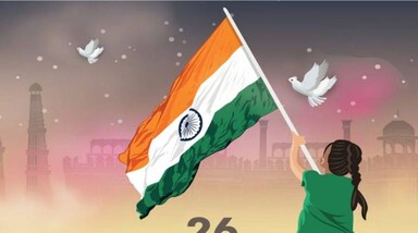 Republic Day 2023: हर साल गणतंत्र दिवस (Republic Day) पूरे देश में हर्षोल्लास और भव्यता के साथ मनाया जाता है। दिल्ली में परेड के दौरान देश की सैन्य शक्ति के साथ-साथ राज्यों की झांकियां भी देखने को मिलती हैं। हर गणतंत्र दिवस अपने-आप में खास होता है, लेकिन 2023 का रिपब्लिक डे भी बेहद खास है। आइए इस तस्वीरों के माध्यम से इस बार के गणतंत्र दिवस (26 January) से जुड़ी महत्वपूर्ण जानकारियों के बारे में जाने लेते हैं।