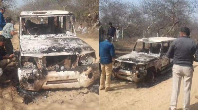 हरियाणा में बोलेरो में मिली जली लाशें! राजस्थान से लापता दो युवकों का गौ  हत्या के शक में मर्डर, जांच में जुटी दोनों राज्यों की पुलिस - Burnt bodies  ...