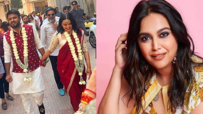 अभिनेत्री स्वरा भास्कर ने गुपचुप तरीके से की शादी, यूथ लीडर फहाद अहमद को चुना अपना जीवन साथी अभिनेत्री स्वरा भास्कर ने गुपचुप तरीके से की शादी, यूथ लीडर फहाद अहमद को चुना अपना जीवन साथी