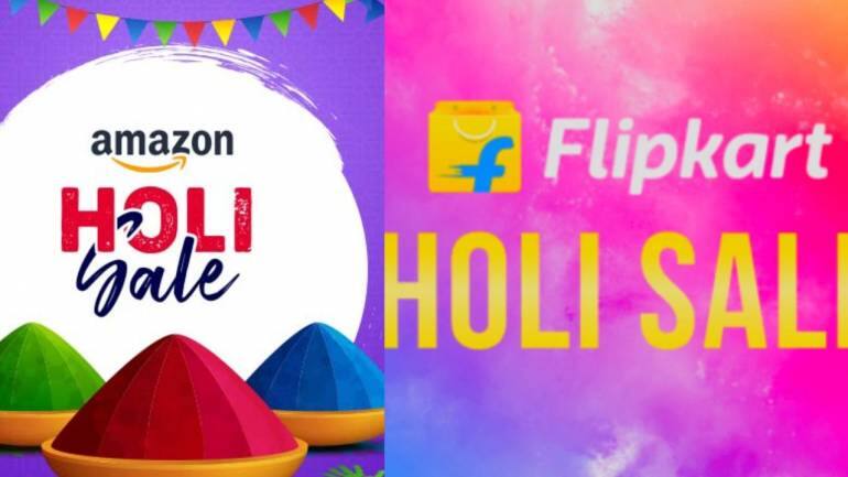 Holi 2023: Amazon और फ्लिपकार्ट पर चल रही बंपर सेल, iPhone 14, मोबाइल, किचन के सामान और किराना सामानों पर मिल रहा 80% तक का डिस्काउंट