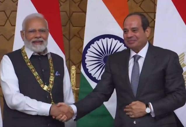 PM Modi Egypt Visit: नरेंद्र मोदी को मिला मिस्र का सर्वोच्च राजकीय सम्मान 'ऑर्डर ऑफ द नाइल' पुरस्कार