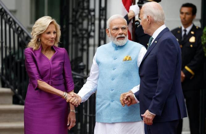 PM Modi in US: व्हाइट हाउस से बोले पीएम मोदी, "यह 140 करोड़ भारतीयों का सम्मान", राष्ट्रपति बाइडेन का जताया आभार