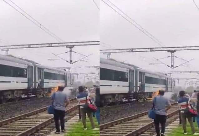 Vande Bharat Express Fire: भोपाल-दिल्ली वंदे भारत एक्सप्रेस ट्रेन में लगी आग, सभी यात्री सुरक्षित, देखें वीडियो