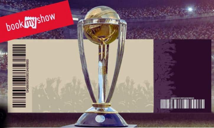 BookMyShow पर मिलेंगी ICC World Cup 2023 की टिकटें, इस दिन खरीद पाएंगे भारत-पाक मैच की टिकट BookMyShow पर मिलेंगी ICC World Cup 2023 की टिकटें, इस दिन खरीद पाएंगे भारत-पाक मैच की टिकट