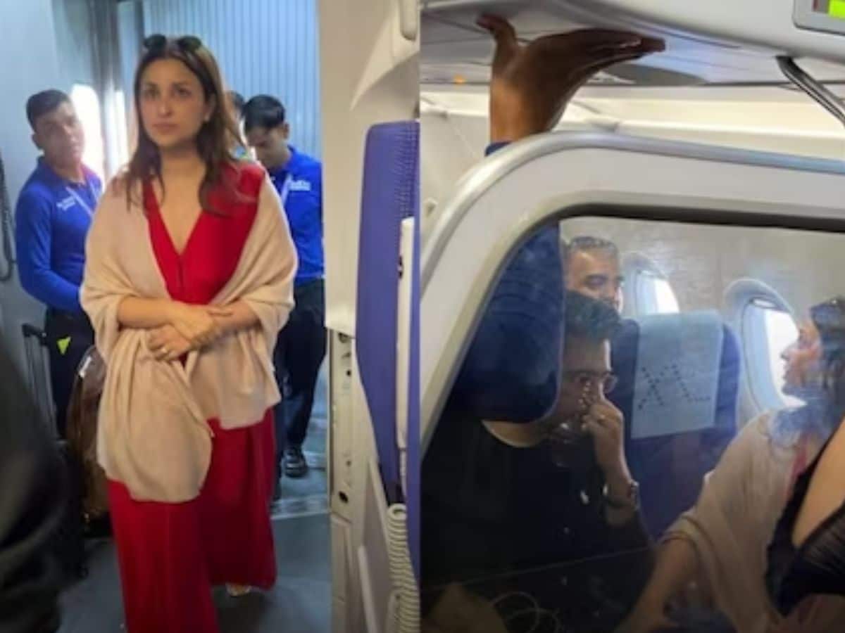 मीडिया में वायरल हो रही तस्वीरों के मुताबिक राघव और परिणीति इकोनॉमी क्लास में सफर करते हुए देखे गए।