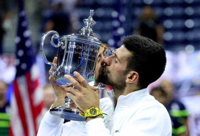 US Open 2023: नोवाक जोकोविच ने 24वां ग्रैंड स्लैम जीतकर रचा इतिहास, अपने नाम किया ये अनोखा रिकॉर्ड्स US Open 2023: नोवाक जोकोविच ने 24वां ग्रैंड स्लैम जीतकर रचा इतिहास, अपने नाम किया ये अनोखा रिकॉर्ड्स