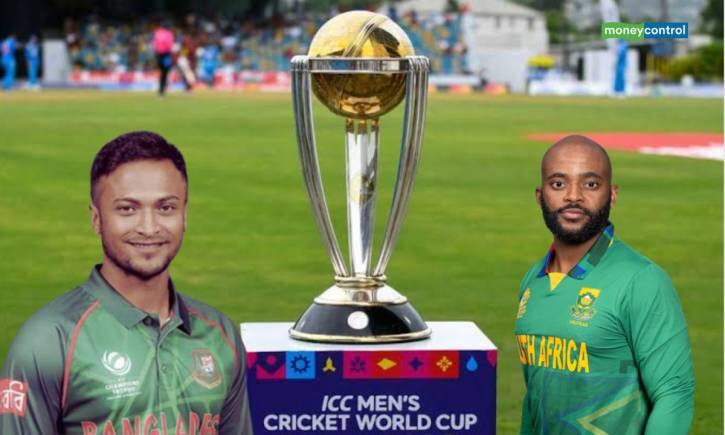 Cricket World Cup 2023 SA vs BAN: बांग्लादेश और साउथ अफ्रीका होगी सामने, किसकी लगेगी लंका Cricket World Cup 2023 SA vs BAN: बांग्लादेश और साउथ अफ्रीका होगी सामने, किसकी लगेगी लंका