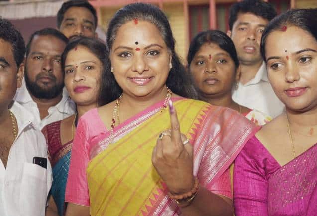 Telangana Voting 2023: BRS नेता के. कव‍िता के ख‍िलाफ कांग्रेस ने चुनाव आयोग में दर्ज कराई श‍िकायत, जानें क्या है आरोप