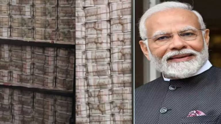 पाई-पाई लौटानी पड़ेगी', छापेमारी में 200 करोड़ रुपये कैश मिलने पर पीएम मोदी  का कांग्रेस पर निशाना | Moneycontrol Hindi