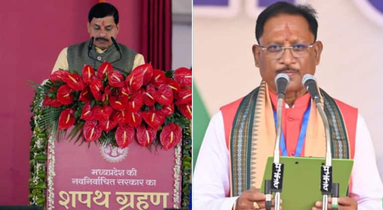 MP-CG CM Oath Ceremony Highlights: मध्य प्रदेश और छत्तीसगढ़ के मुख्यमंत्रियों ने पदभार ग्रहण कर लिया है