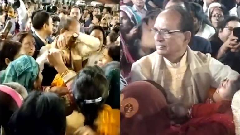 आंखें हुईं नम... लाडली बहनों से घिरे भावुक हुए शिवराज, बोले- मध्य प्रदेश से दूर नहीं जा रहा हूं