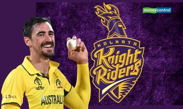 IPL Auction 2024Live: मिचेल स्टार्क को 24 करोड़ 75 लाख रुपये में कोलकाता नाइट राइडर्स ने खरीदा है