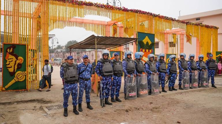 Ram Mandir Inauguration: AI सिस्टम, सुरक्षा में पुलिस से लेकर NSG तक, एक  अभेद्य किले में तब्दील हुई रामलला की अयोध्या | Moneycontrol Hindi