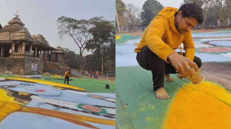Ram Mandir: जमशेदपुर में ये अकेला शख्स बना रहा भगवान राम की 18,000 स्क्वायर फीट की रंगोली, प्राण प्रतिष्ठा तक होगी तैयार Ram Mandir: जमशेदपुर में ये अकेला शख्स बना रहा भगवान राम की 18,000 स्क्वायर फीट की रंगोली, प्राण प्रतिष्ठा तक होगी तैयार