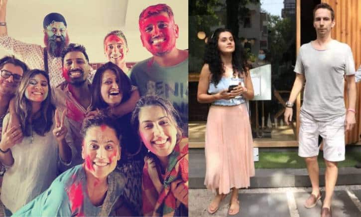 Taapsee Pannu की शादी के बाद पहली झलक आई सामने, पति Mathias Boe के साथ सेलिब्रेट की होली Taapsee Pannu की शादी के बाद पहली झलक आई सामने, पति Mathias Boe के साथ सेलिब्रेट की होली