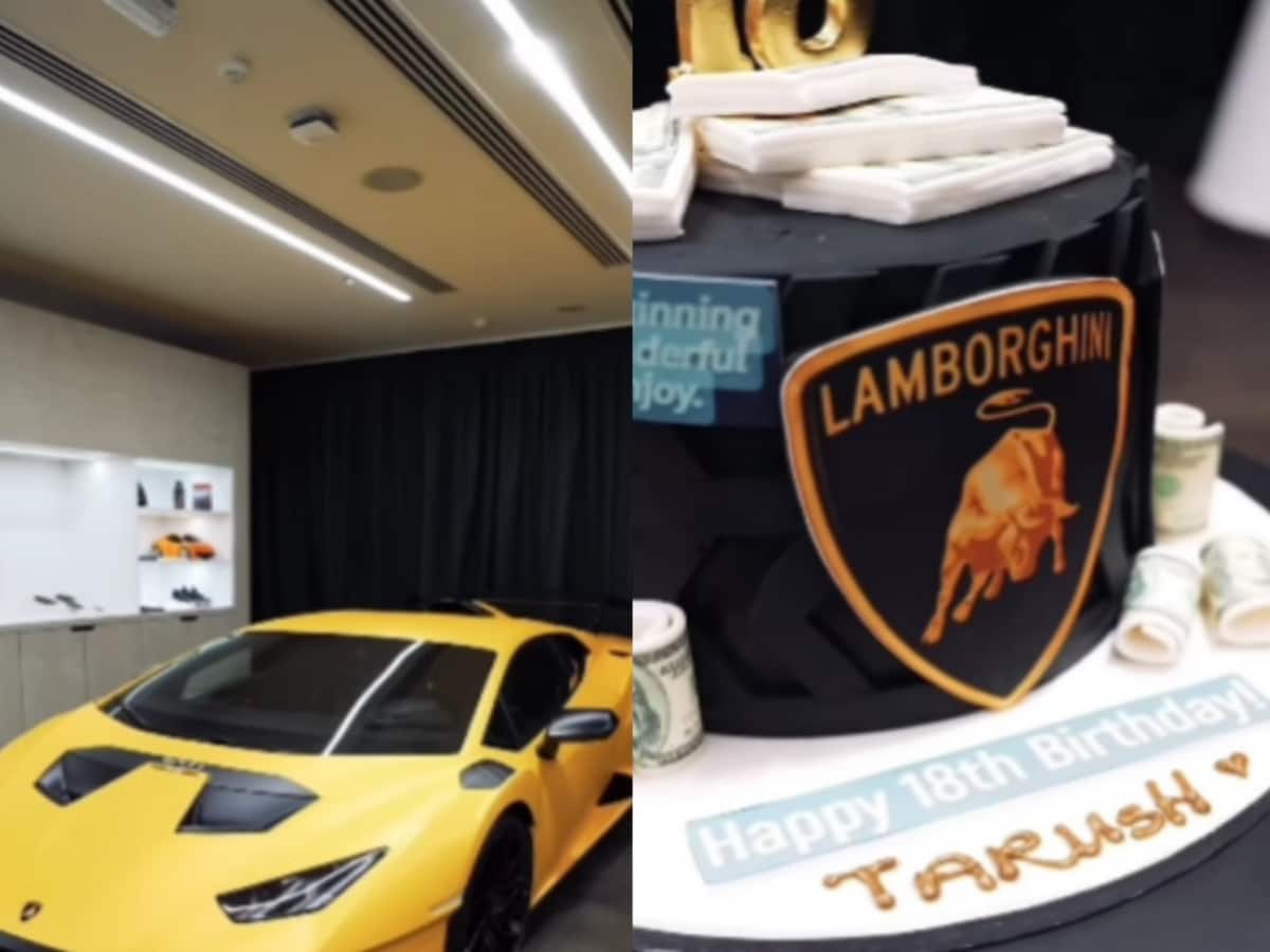 Lamborghini in B'dy Gift: 18वें जन्मदिन पर मिली लैंबोर्गिनी, बाप-बेटे दोनों कार के शौकीन