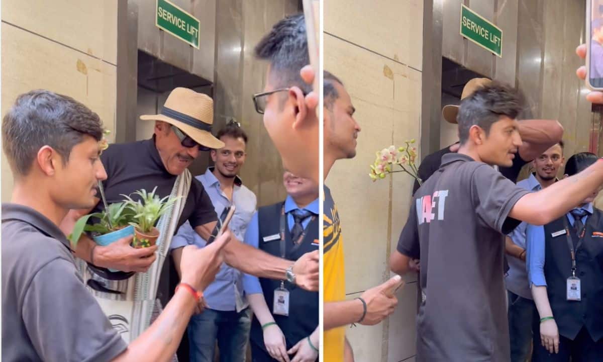 Jackie Shroff ने खोया आपा, फैन को सिर पर मारा, वीडियो आई सामने Jackie Shroff ने खोया आपा, फैन को सिर पर मारा, वीडियो आई सामने