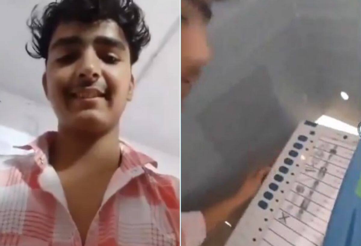 EVM से BJP प्रत्याशी को 8 बार वोट डालने का वीडियो वायरल होने पर बवाल! राहुल-अखिलेश ने उठाए सवाल, EC ने दिया जवाब