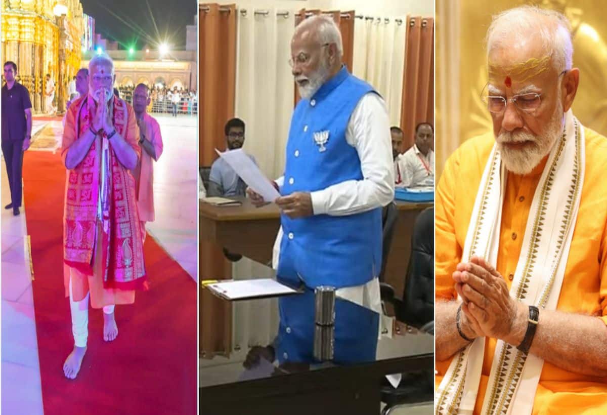 PM Modi Nomination: पीएम मोदी ने वाराणसी से तीसरी बार दाखिल किया नामांकन, काल भैरव के दर्शन और गंगा आरती के बाद भरा पर्चा
