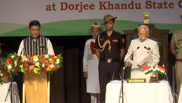 पेमा खांडू बने अरुणाचल प्रदेश के तीसरी बार सीएम, चाउना मीन को मिली डिप्टी सीएम की कमान