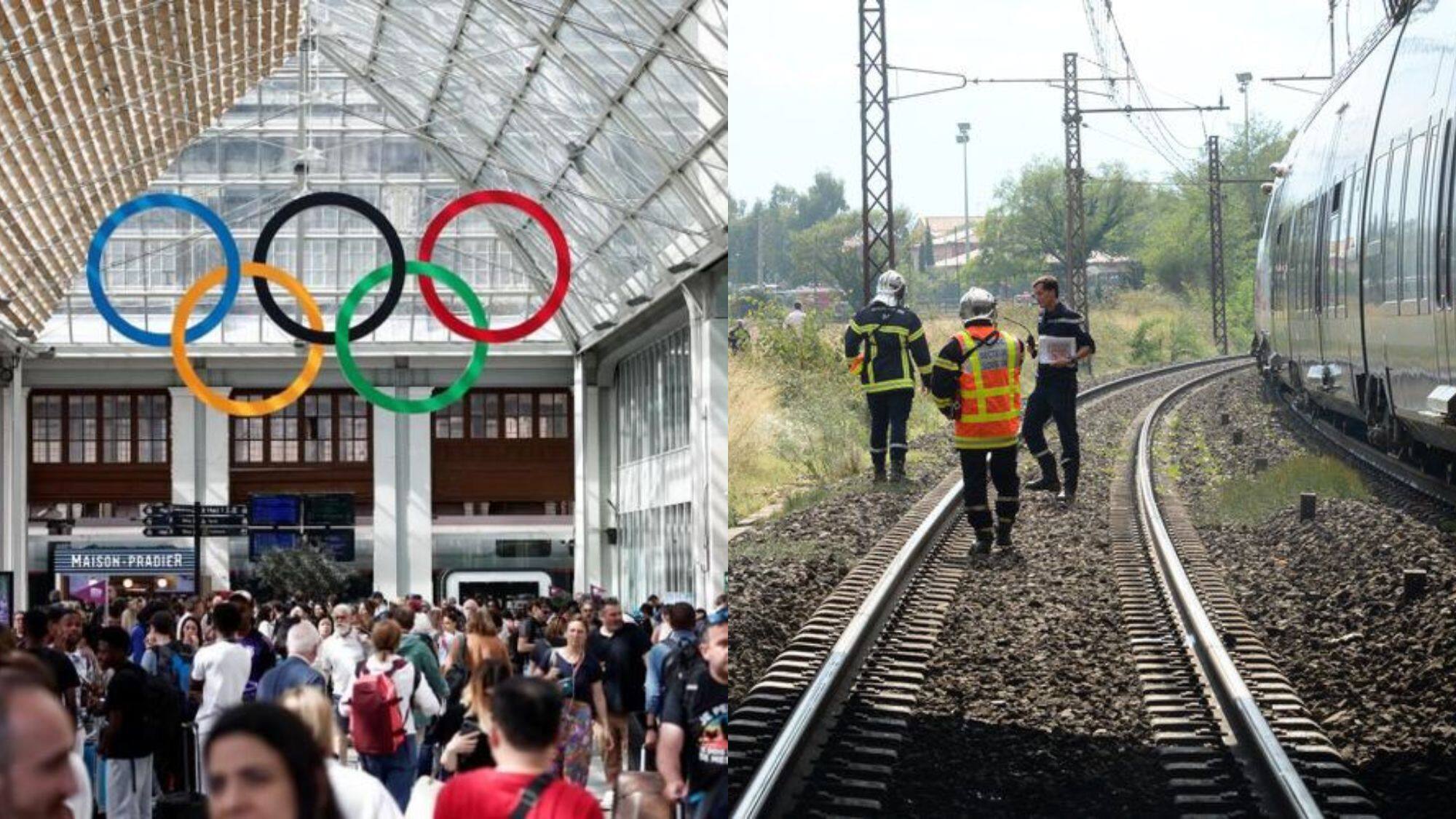 Paris Olympics Attack: ओलिंपिक से ठीक पहले फ्रांस के हाई स्पीड ट्रेन नेटवर्क पर हमला, कई जगह आगजनी, रेल यातायात पूरी तरह ठप Paris Olympics Attack: ओलिंपिक से ठीक पहले फ्रांस के हाई स्पीड ट्रेन नेटवर्क पर हमला, कई जगह आगजनी, रेल यातायात पूरी तरह ठप