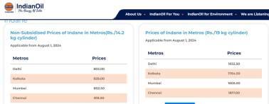 LPG Price on 1 August: गैस सिलेंडर बजट के बाद महंगा हो गया है।