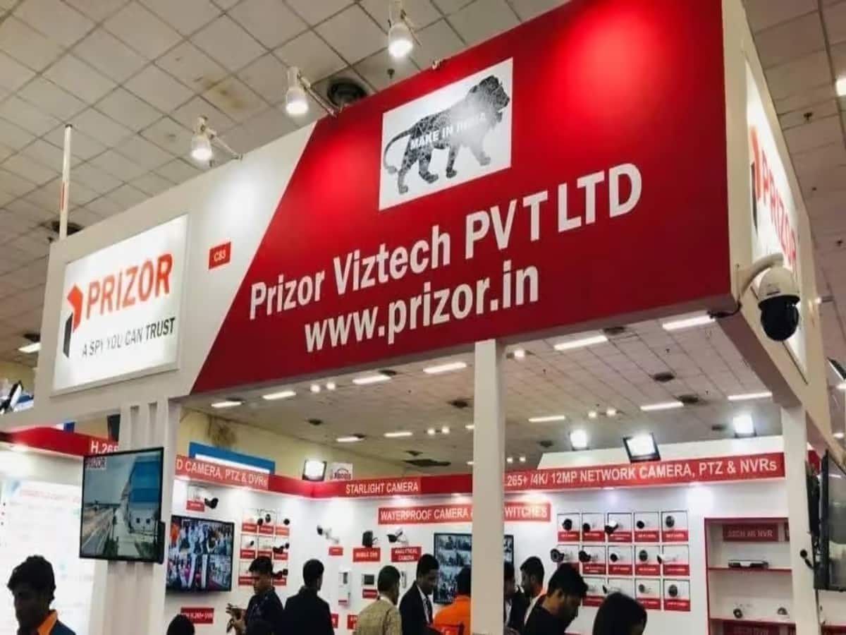 Prizor Viztech IPO Listing: 90% प्रीमियम पर एंट्री के बाद शेयर अपर सर्किट पर, सीसीटीवी कंपनी में पैसे डबल – prizor viztech ipo listing shares debut at 90 percent premium prizor viztech share price jumps to upper circuit