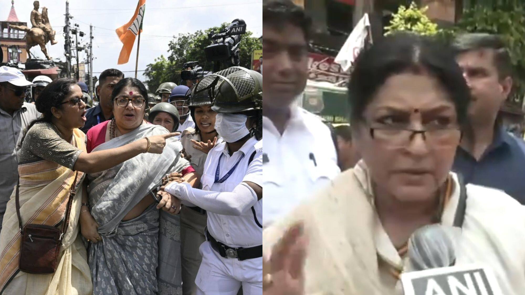 बंगाल बंद: लॉकेट चटर्जी, राहुल सिन्हा और रूपा गांगुली समेत कई BJP नेताओं को पुलिस ने हिरासत में लिया