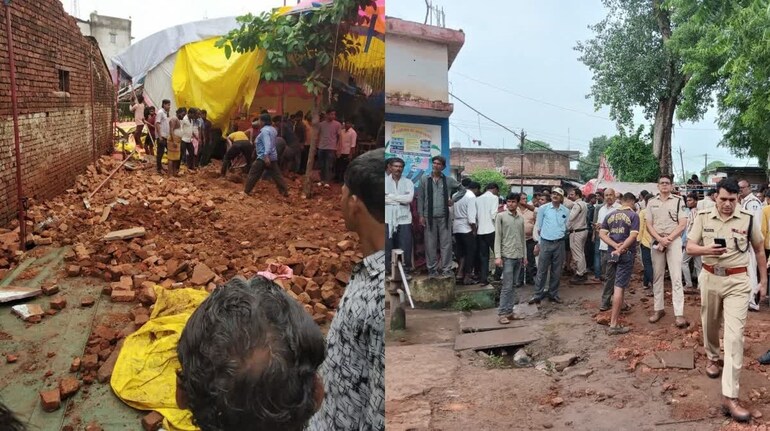 मध्य प्रदेश के सागर में बड़ा हादसा, मंदिर के पास दीवार गिरने से 9 बच्चों की  मौत, सीएम ने किया आर्थिक सहायता का ऐलान - madhya pradesh sagar wall  collapsed hardayal ...